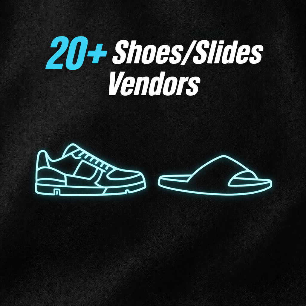 20+ Shoes/Slides Vendors